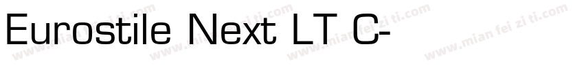 Eurostile Next LT C字体转换